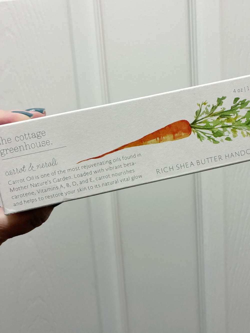 The Cottage Greenhouse Carrot & Neroli Rich Shea Butter Handcreme
